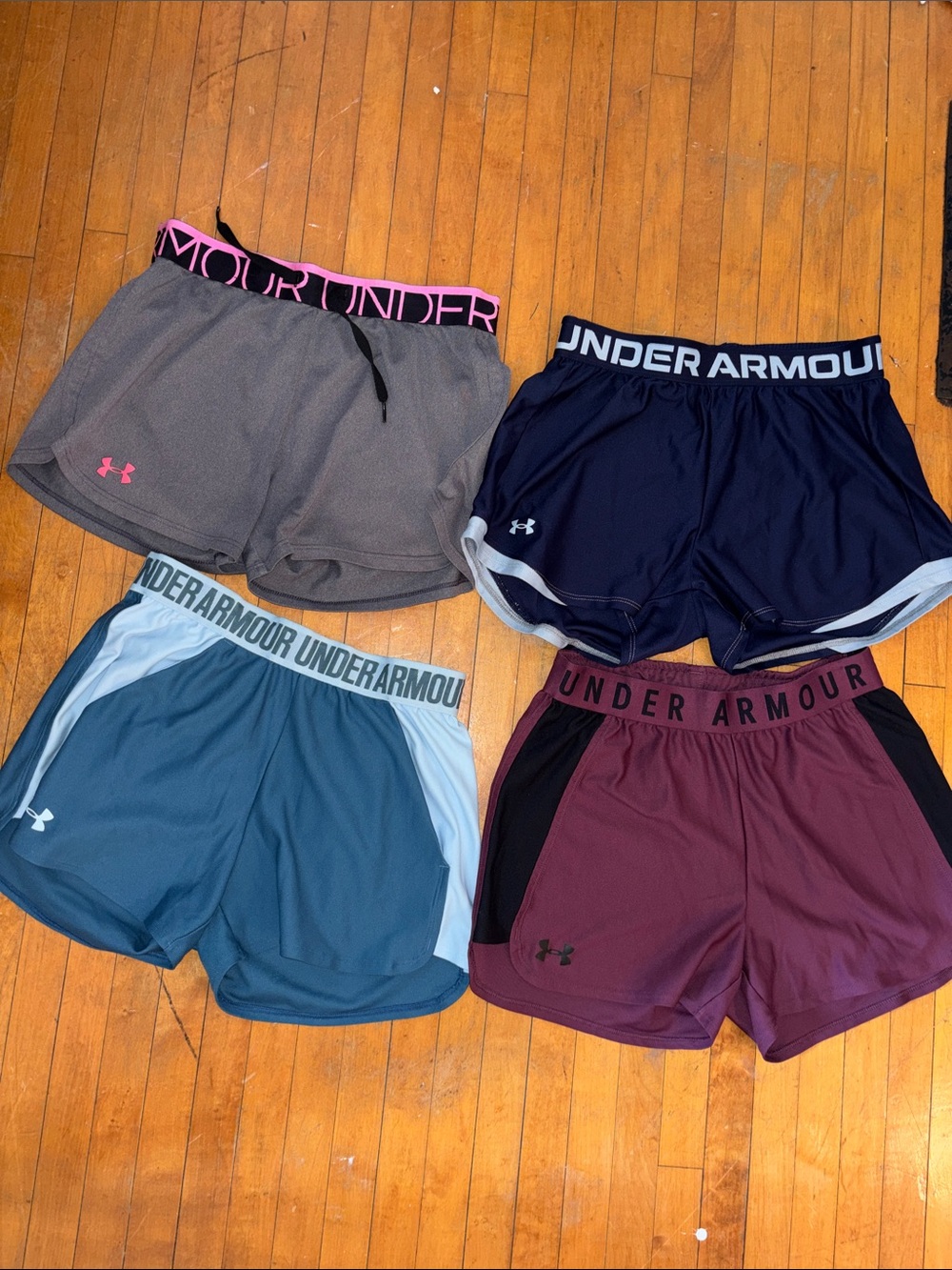 Under Armour Women’s Athletic Shorts - Gray, Navy, Teal, Maroon